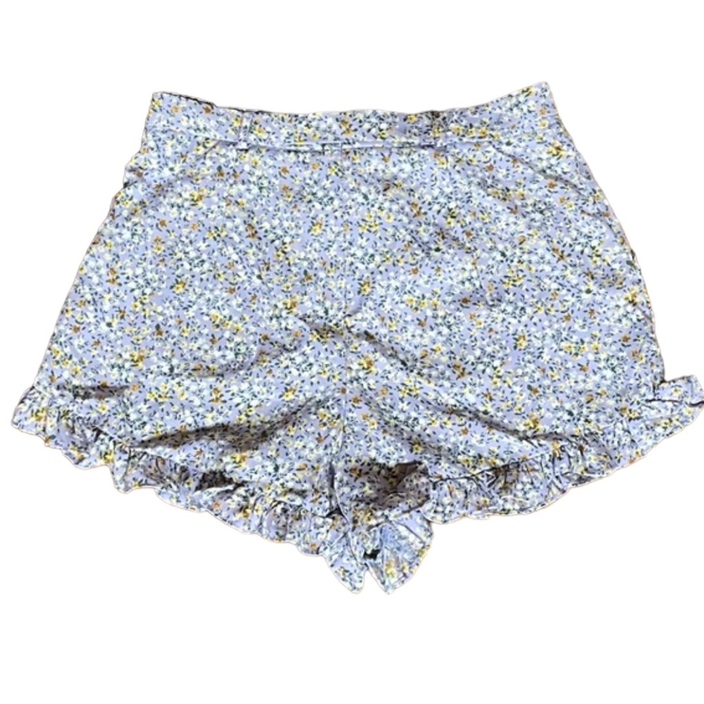 NWT Lulus “Sweetie Season” Floral Print Ruffled Shorts (K) - Picture 4 of 12